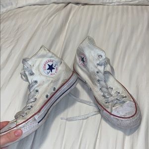 White high top converse